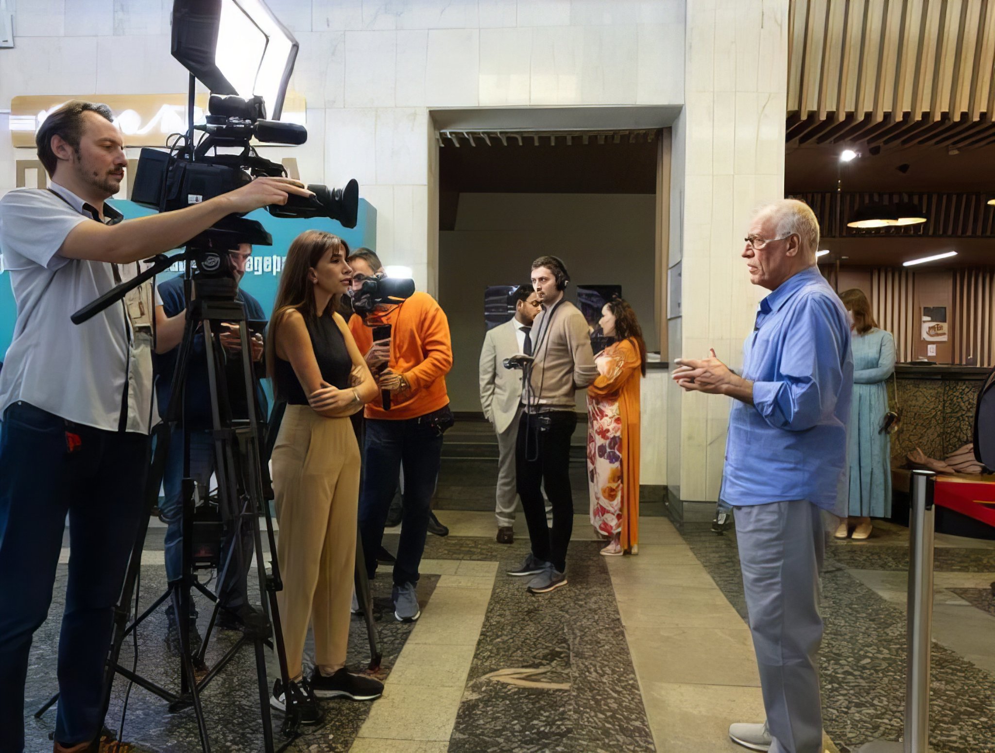 Press Interview — Moscow Exhibition
